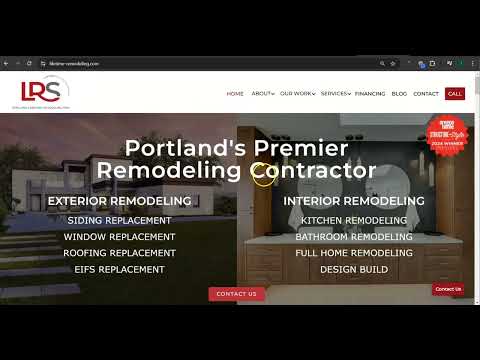 Website Analysis Video for Lifetime Remodeling Systems