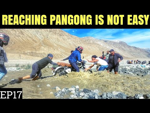 DEADLIEST Water Crossing Of LADAKH | PANGONG LAKE Is Not Easy