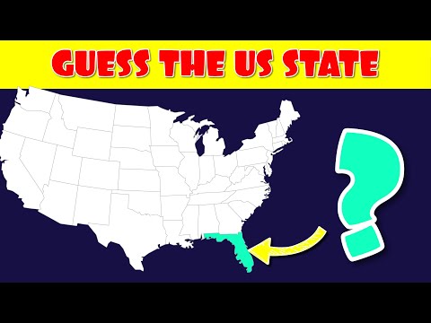 Guess the US State on the Map