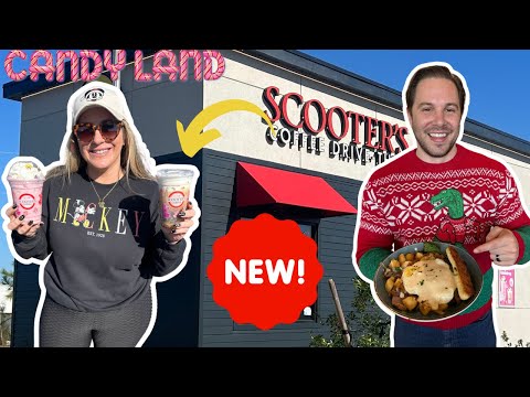 Our MAGICAL Holiday Breakfast Adventure! NEW Scooter's Coffee Near Disney World & First Watch Review