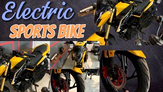 Electric Sports Bike | VLEKTRA fully Electric Bike | ECO & Sports Mod    #qj250 cruiserinpakistan