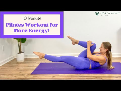 10 Minute Pilates Workout for More Energy!