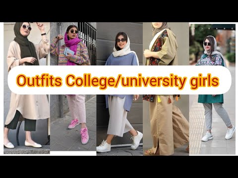 girls outfits 2024#university studentsgirls#collegegirlsoutfits