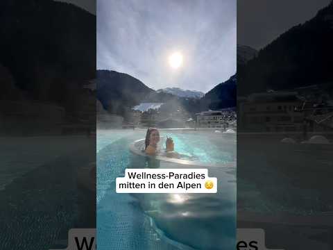 Wow!🥰 Mit wem möchtest du hier mal hinfahren? 🧖‍♀️🏔️🌊 #therme #ischgl #berge #winter