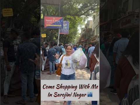 Come Shopping With Me #sarojininagarmarket #youtubeshorts #ytshort #shorts #minivlog