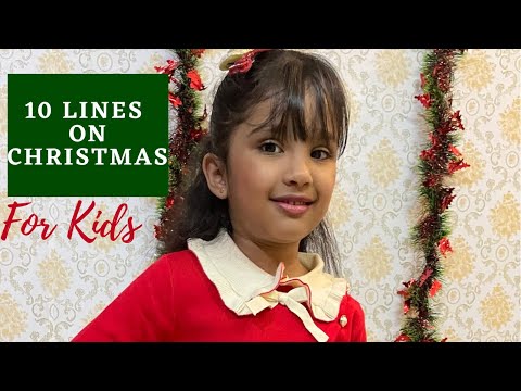 Ten lines on Christmas for kids|Christmas talk| Few lines on Christmas