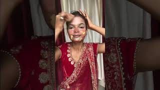 💒 Get ready with me bridal look Dulha kaha hai mera 😅  #mekuptutorial #shorts #vlog #viral #look