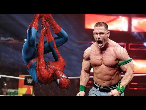 Spider man vs  John Cena WWE Live 2K24 #shortsfeed #shortlive #wwe2k24