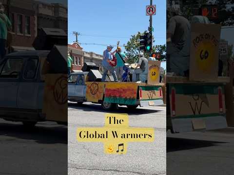 The Global Warmers Parade Performance – A Moving Concert! 🎺🚗