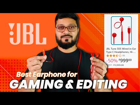 Best Type-C Earphone for Gaming & Editing🔥 || JBL  Tune 305C USB-C Earphone Review