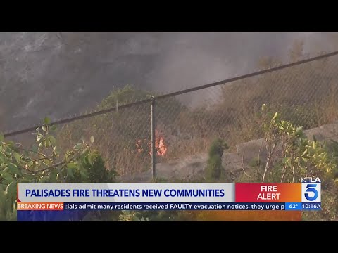 Palisades Fire threatens new communities: 10 a.m. Sunday update