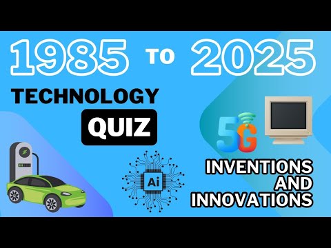 The Great Tech Challenge: Quiz Yourself on Innovations from 1985-2025! #quiz #technologyquiz