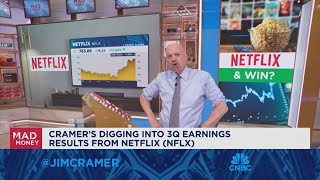 Jim Cramer digs into Netflix Q3 results