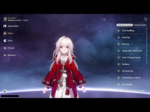 CLARA ALL VOICE LINES (ENGLISH)