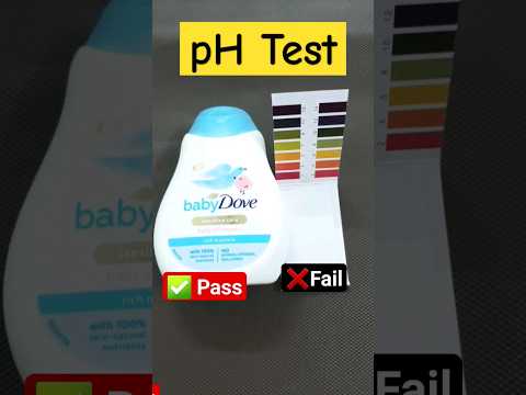 ph level baby shampoo#dovebabyshampoo#shorts#ytshorts