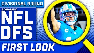 NFL DFS First Look Divisional Round Playoff Picks | NFL DFS Strategy