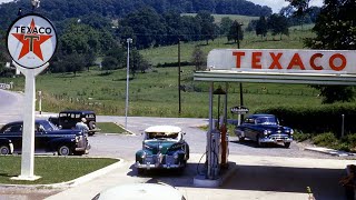 1940s America - Classic Cars, People, and Cities in COLOR