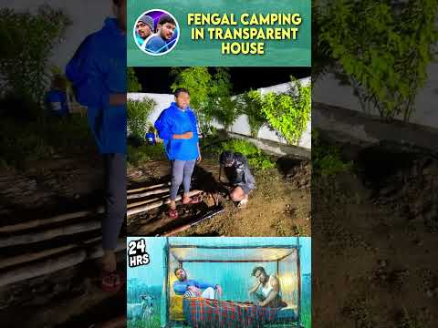 24 Hours Cyclone Fengal Camping #shorts | Mad Brothers