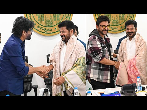 Nagarjuna, Venkatesh And Tollywood Celebrities Meets CM Revanth Reddy | Allu Arjun | BTV Daily