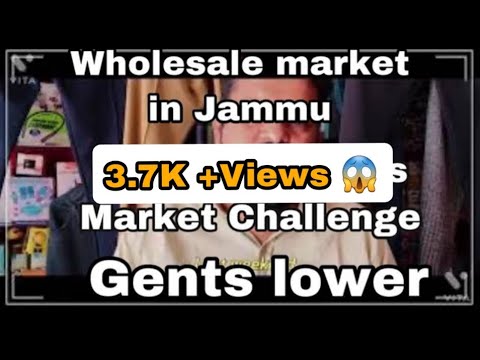 Men’s clothing wholesale market in jammu || cheapest lower and capri || Biggest Wholesaler In jammu