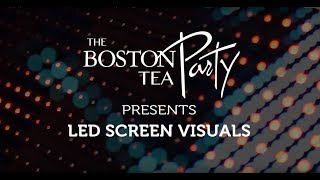 Get the party started! - LEDscreen visuals - feestband Boston Tea Party | feestband.com