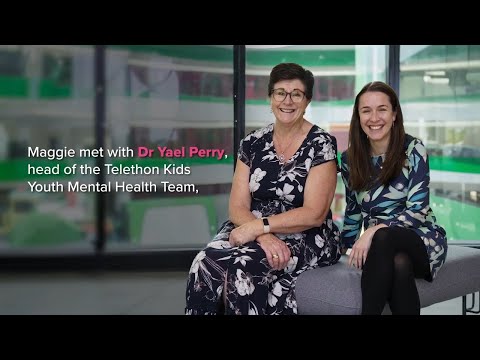 Maggie Dent visits Telethon Kids Institute as part of research for new book on mental health