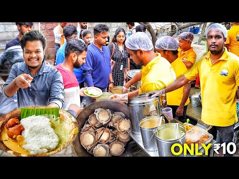 ಕೇವಲ ₹10/- 😱 BMW ಕಾರ್ ಅಲ್ಲಿ ಬಂದ್ರು ಎಲ್ರು ಒಂದೆ ಸರ್! Cheapest Breakfast in Bangalore | Street Food