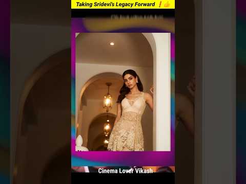 Taking Sridevi's Legacy Forward ❗👍| #khushikapoor #loveyapa #thearchies #naadaniyaan #sridevi