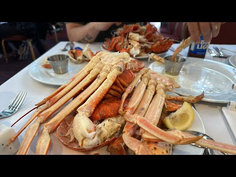 All you can eat seafood inside Hilton Cafe Sierra