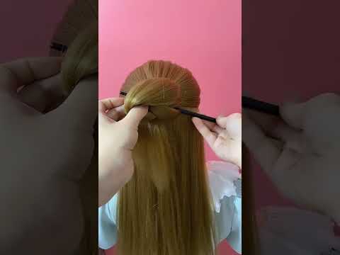 easy way to make hair style with stick#shorts #shortvedios #trendingshorts #designs #viral #ytshort