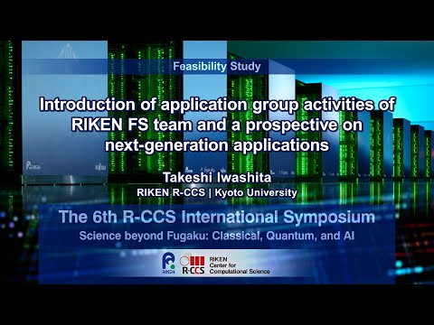 "Introduction of application group activities of RIKEN FS team and …"