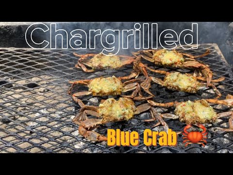 Chargrilled Blue Crab! 🦀