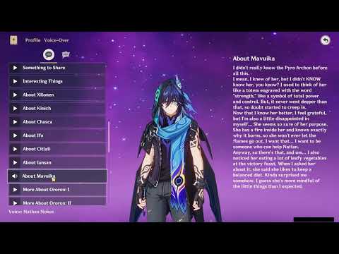 ORORON ALL VOICE LINES (ENGLISH)