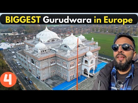 Visiting the BIGGEST Gurudwara in all EUROPE & Maharaja Ranjit Singh's GOLDEN throne