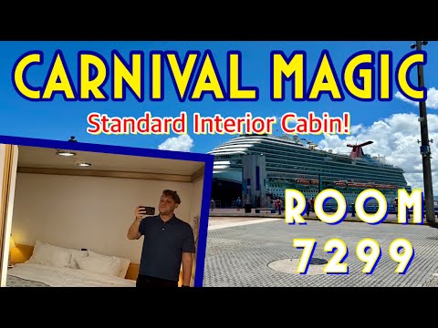 ROOM TOUR: Carnival Magic Standard Interior Stateroom 7299