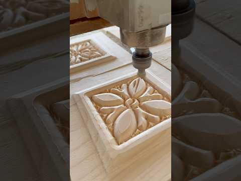 Perfect Cuts, Perfect Designs – CNC Woodwork Art#viralshort