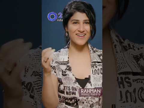 Shashaa Tirupati On Hututu #rahmanmusicsheets  #bollywood #arrahamn #love