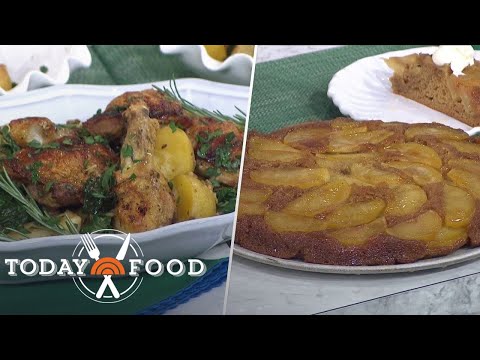 Cider-braised chicken plus apples and honey cake: Get the recipes!