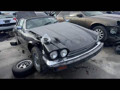 1982 Jaguar XJSC at Junkyard in Las Vegas