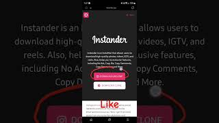 Instagram mod: Instander 18 #android #instagram #instander #mod #How to download