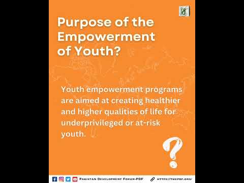 Purpose of Youth Empowerment.    #youth #empowerment #pdf