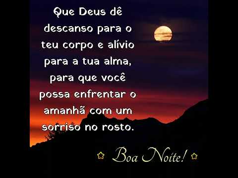 Mensagem Boa Noite 💫🙏