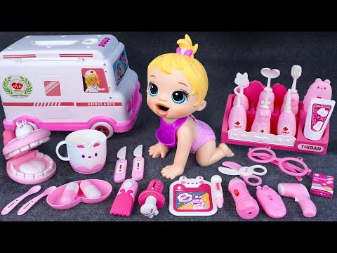 97 Minutes Doctor Toys ASMR, Satisfying Unboxing Disney Hello Kitty Ambulance vs Tina Unboxing Toys