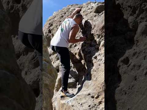 Traversing nature’s rocks #Bouldering