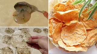 Aloo papad recipe। आलू के पापड़ । Aloo Papad without machine । Potato papad recipe |Cornertodiscover