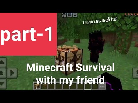 Playing Minecraft Survival with @Iamkingofcurses