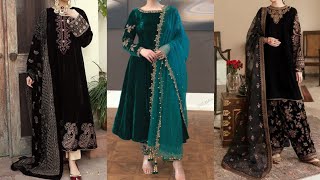 Velvet dress ideas for Wedding ||2024,2025||New Velvet dress design