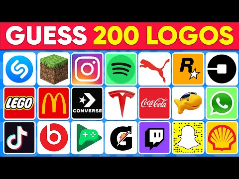 Guess the Logo in 2 Seconds | 200 Most Popular Logos ✔️ Logo Quiz 2024