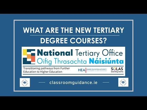 What are the New Tertiary Degree Courses?