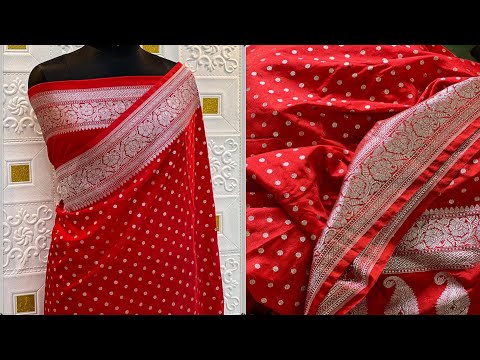 Banarasi katan georgette sarre Silver zari good quality